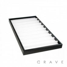 9 LINE SLIT DIVIDER INSERT BLACK PLASTIC MULTI PURPOSE TRAY